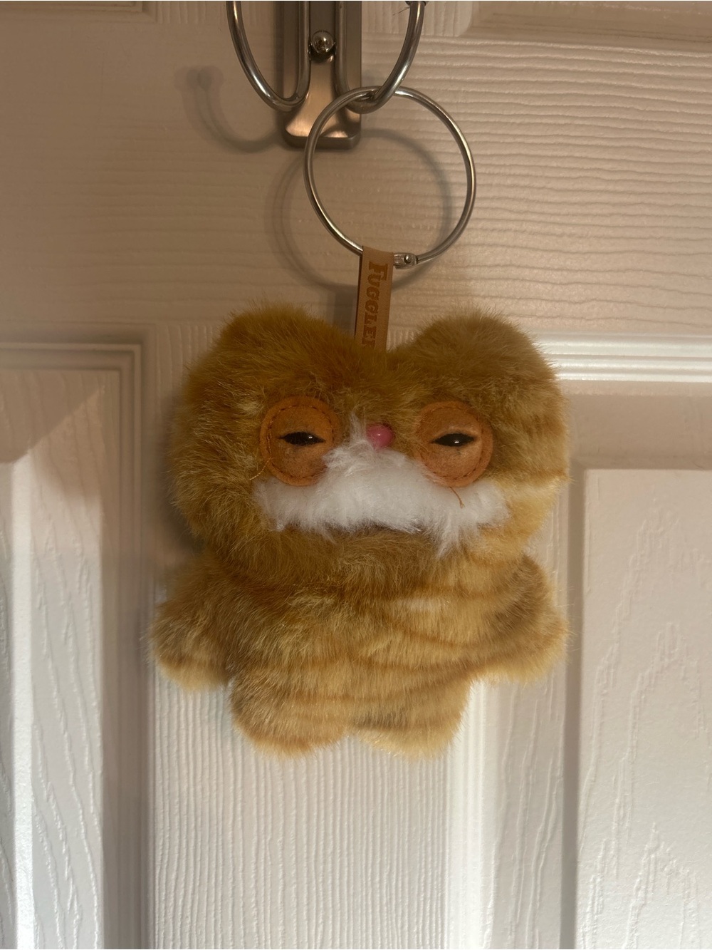 Fuggler Alley Cats Plush Keychain Orange White Tabby Cat Keyring